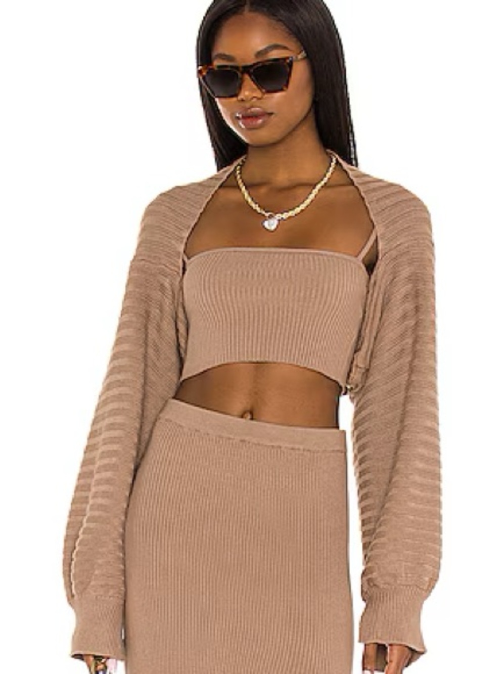 Revolve Knit Bolero Cardigan